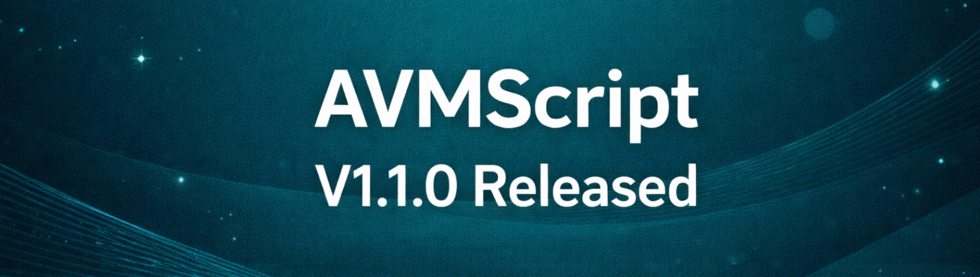 AVMScript V1.1.0 Released